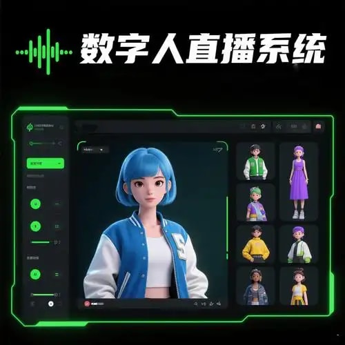 直播数字人形象包