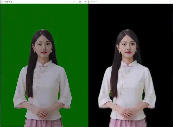 绿幕数字人合成